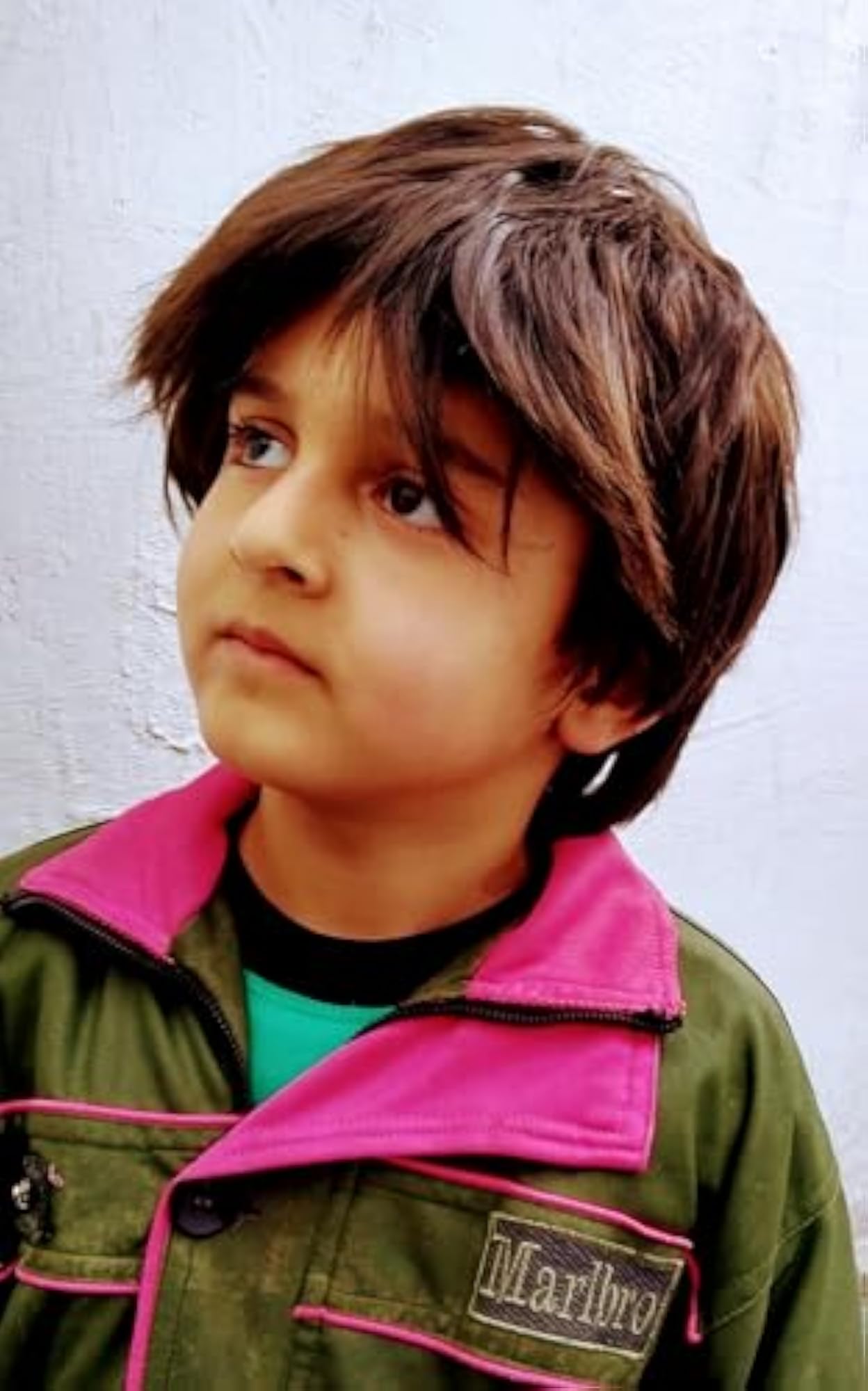 Pixie Boy Cut Hair Wig for Kids, Natural Brown