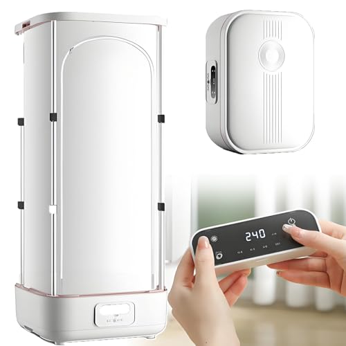 Plancha de vapor vertical para el hogar, 900 W, automática, inalámbrica, de secado rápido, plegable, con control remoto y tendedero eléctrico. Ideal para ropa y telas. Ahorra un 80 % de tiempo.