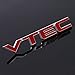 TTKLXJR Adesivo for Auto in Metallo Adesivi for distintivi Emblema Decalcomania for a Civic CRV City. CB400. VTEC. Adesivi for Styling CRF800 CB750 CRF250x CB750 (Color Name : Red)