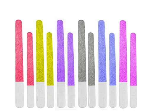 Nail File Diamond Deb Nail File Foot Dresser Stainless Steel Double Sided Diamond Dust Coating Podiatry Foot Care Instruments Professional Quality Product Chiropody File (Blue 6