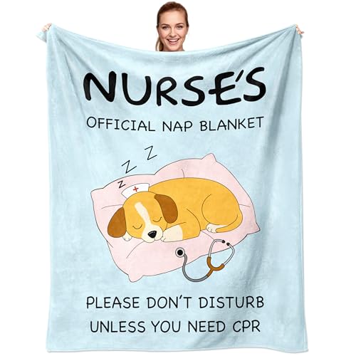 VZITSQS Nurse Gifts Gifts for Nurses Nurse Gift for Women Nurse Appreciation Gifts Appreciation Gift for Nurse Women Nurses Week Gift Nurses Birthday Gifts Blanket 50x60