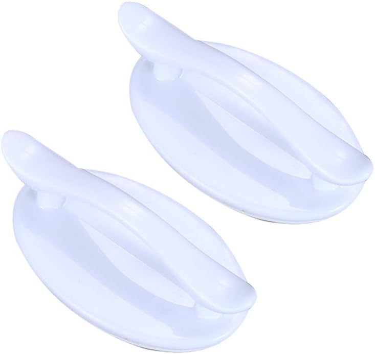 4 pcs Black Peel and Stick Pull for Mirrored Door, Self