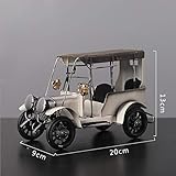 ♚ Mano de obra exquisita y de alta calidad y bricolaje. Artesanías modelo pulidas a mano de automóviles de aleación de hierro vintage.