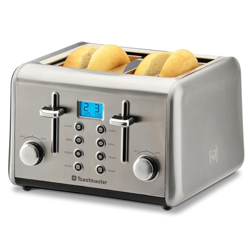 Toastmaster 4-Slice Digital Stainless Steel Toaster