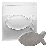 Gießform: Fisch 36084000 Gießform: Fisch, 25x12,5cm, Tiefe 4cm