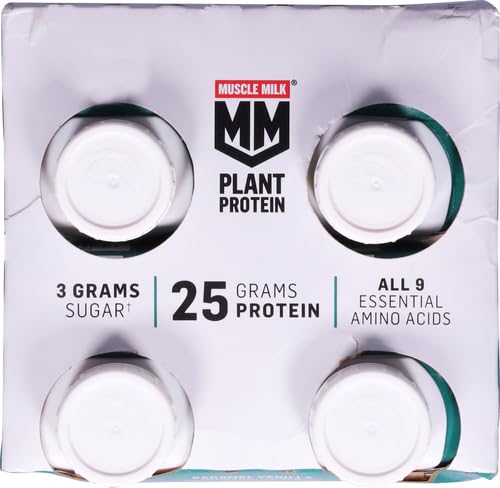 Muscle Milk Plant Protein Vanilla Caramel 11oz 4pk