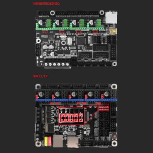 5 Stück TMC2208 Schrittmotor Treibermodul 2,5A mit UART Schnittstelle kompatibel mit NEMA17 Schrittmotoren