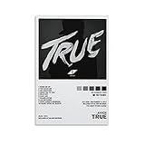 DAXXIN Avicii - True Canvas Poster Wall Decorative Art Painting Living Room Bedroom Decoration Gift Unframe-style12x18inch(30x45cm)