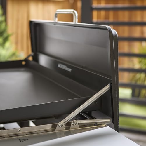Image of Weber 36 inch 4‑Burner Liquid Propane Griddle, Black - Pre‑Seasoned Rust‑Resistant Carbon Steel Cooktop with 500F+ Heat Capacity & Weber Works Compatibility for Outdoor Grilling