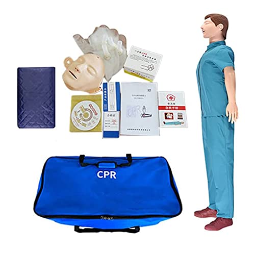 HAOKEY Simulateur de Réanimation Cardiopulmonaire, Manikin De Formation de La Rcp, Mannequin de Premiers Secours Corporels, Mannequin D'enseignement pour La Formation de La Respiration Artificielle Cover