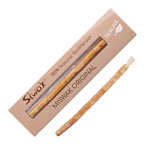 Miswak spazzolino da denti naturale gusto naturale. Siwak original radice per spazzolare e sbiancare i denti. Arresta il sanguinamento delle gengive e l'infiammazione delle gengive.