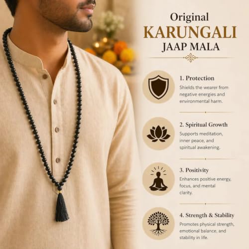 Image of Mala Bracelet for Spiritual Meditation & Daily Wear for Men & Women