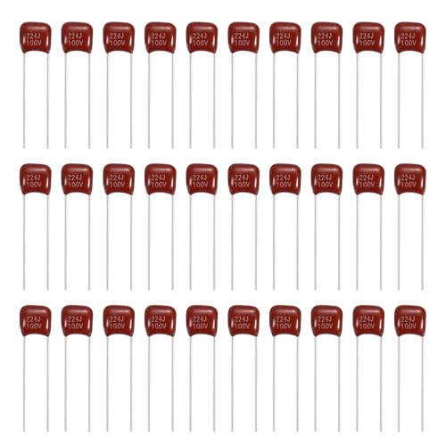 Condensateur CBB21 CBB22 100V 224J 0.22uF MECCANIXITY en lot de 30 pour lampes