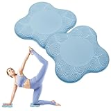 Yoga Knee Pads Set of 2 – Extra Soft Non-Slip Yoga Knee Pad Cushion for Knees Elbows Wrists – Pilates & Workout Knee Pads for Floor Exercises, Kneeling, Stretching, Fitness, Blue