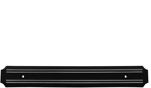 Miniatura 2 de Home Basics Portacuchillos magnético de acero inoxidable, negro (1)