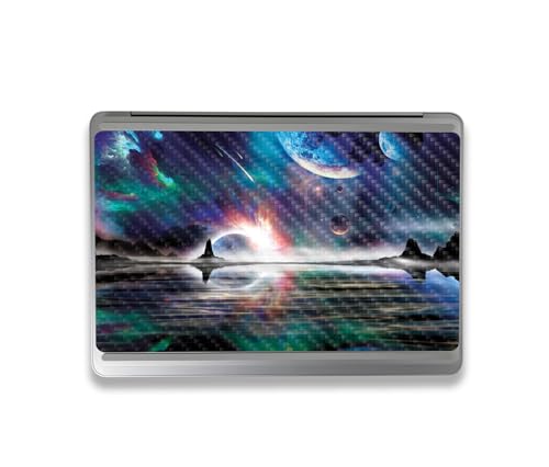 Image of MightySkins Carbon Fiber Skin Compatible with Microsoft Surface Laptop Studio 2 (2023) Full Wrap Kit - Space Horizon | Protective, Durable Textured Carbon Fiber Finish | Made in The USA