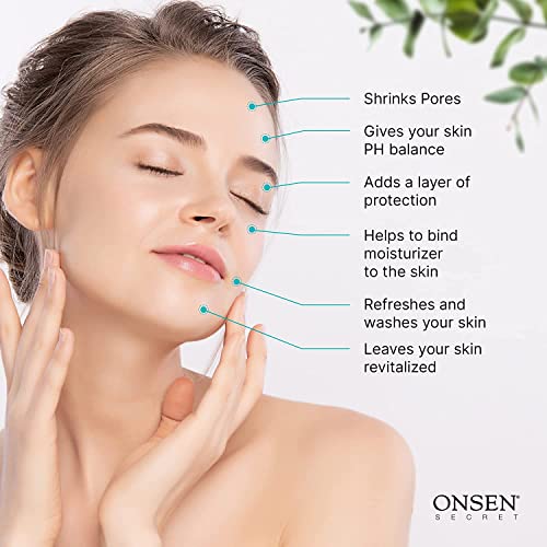 Onsen Secret Japanese Cleansing Milk Face Wash, Anti Aging Gentle Cleanser, Makeup Remover, Cleansing Milk For Sensitive Skin, All Natural, Purifying Organic, Non Foaming Facial Cleanser - 150 Ml #TOP1