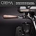 Crema Coffee Products 53.3mm Hand Tamper & Coffee Distributor | Compatible Compatible with Breville Portafilters| Double-Sided, Adjustable Depth Tool | Made with Durable 304 Stainless Steel | Black