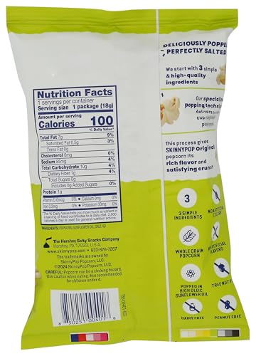 Image of Skinny Pop Popcorn, 0.65 oz