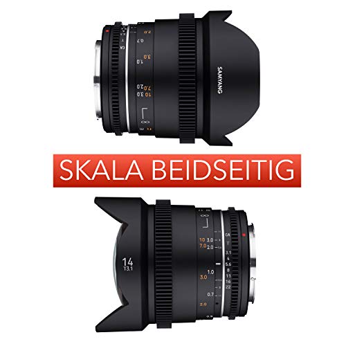 Samyang MF 14mm T3,1 VDSLR MK2 Canon EF – lichtstarkes T3,1 Ultraweitwinkel Cine- und Video Objektiv für Canon EF Mount, 14 mm Festbrennweite, Follow Focus Zahnkränze Vollformat und APS-C 8K Auflösung – Bild 6