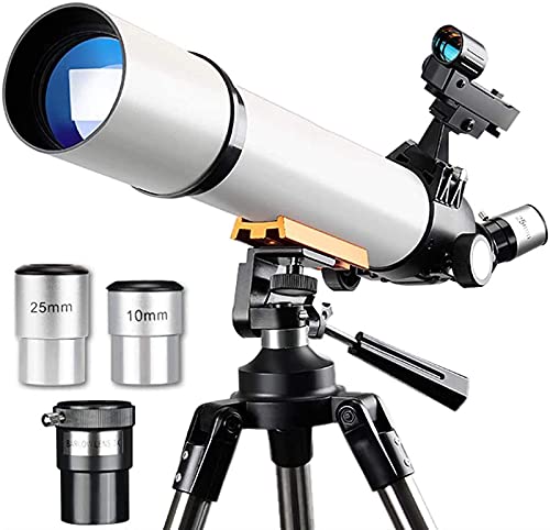 70mm Aperture Telescopes for Adults, Refractor Telescope, Travel Telescope with Carry Bag, Phone Adapter and Wireless Remote