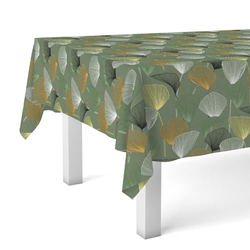 Martina Home Duero Green Oilcloth Tablecloth 200 x 140 cm
