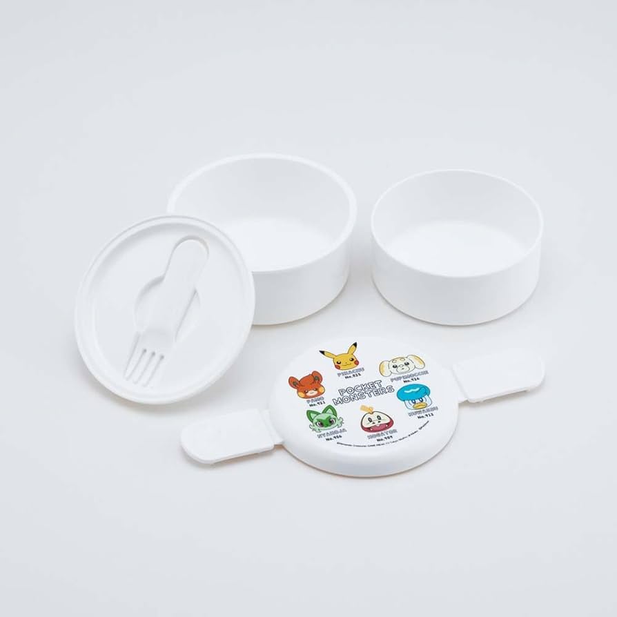 ポケットモンスター 弁当箱ポケピース 500ml 2段 丸型 10個 ポケットモンスター 弁当箱 ポケピース 500ml 2段 丸型 日本製 10個
