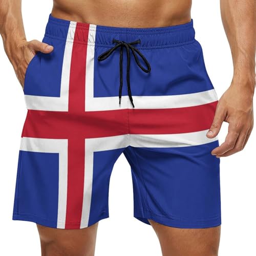 TAIZIYEAH Beach Pants for Men with Pockets Summer Short Swim Trunks Surf Short Board Short Soft