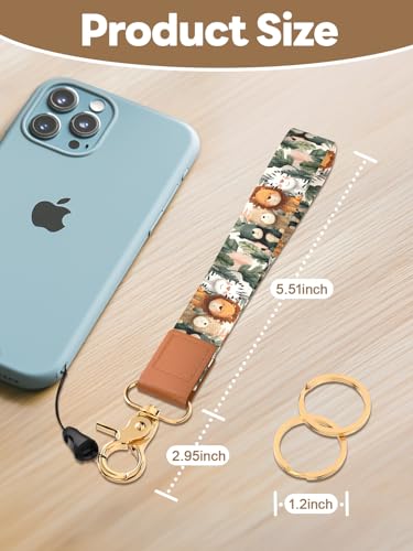 Image of Wristlet Keychain for Women and Men, Key Chain Holder, Wrist Lanyard for Keys