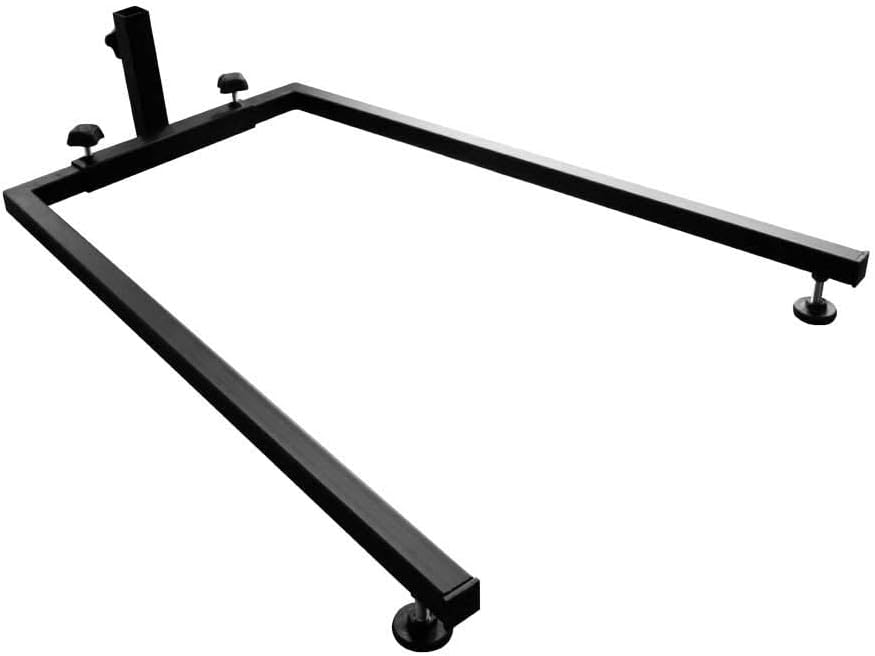 Kanka Grill Premium Rotisserie Grill Stand – Durable 100% Steel Construction Stable Design Fits Under Most BBQ Pits, Ovens, Smokers - Ideal for Spit Roasting Pig, Chicken, Turkey, Pork - Black Matte
