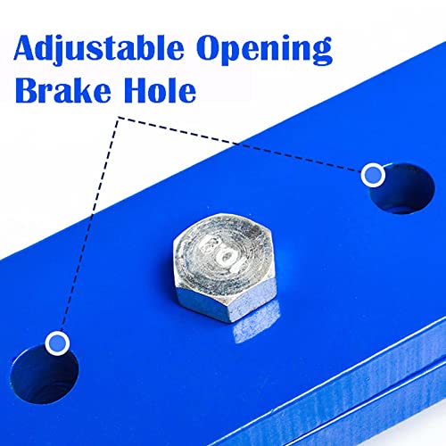 Uniwersalny pionowy zacisk płytowy, wytrzymałe narzędzie do podnoszenia i bezpiecznego transportu i przenoszenia kamienia i blach, udźwig 573 funtów, ko，Red-260kg