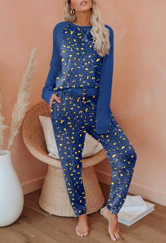 Women's Pajama Set Long Sleeve PJs Cozy Sweatshirt and Long Pants - image 2