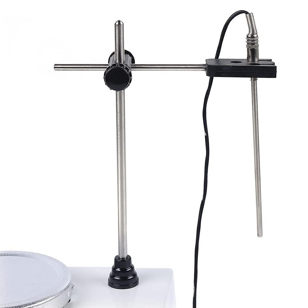 Digitaler Magnetrührer mit Heizplatt 1000ml Magnetmischer Labormischer Geschwindigkeit Einstellbar Magnetic Stirrer Mixer für Labor, Klassenzimmer