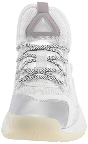 Adidas Unisex Coll3Ctiv3 2020 Mid Basketball Shoe, White/Silver/Chalk White, 10 Us Men #TOP1