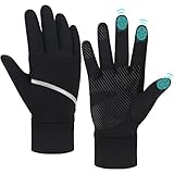 Winter Touchscreen Handschuhe für Männer Frauen Warme Schwarz Laufen Fahrrad Autofahrer Handschuhe für Herren mit Anti Slip für Kaltes Wetter Perfekt für Outdoor Sport und tägliche Arbeit