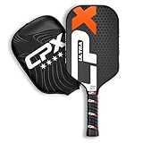 CPX Ultra Series Fiber-Reinforced Friction Surface Pickleball Paddle - 16mm Polypropylene Honeycomb...