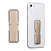 kwmobile Universal Elastic Finger Holder for Smartphones - PU Leather Stretch Grip Finger Strap with Stand for iPhone Samsung HTC Android iPad Mini