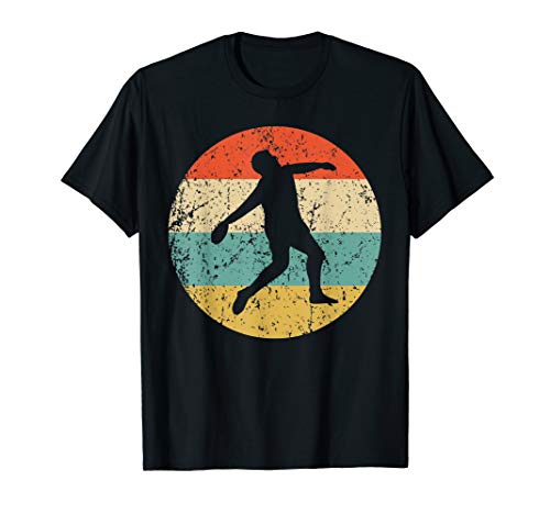Discus Throw Shirt - Vintage Retro Track And Field T-Shirt