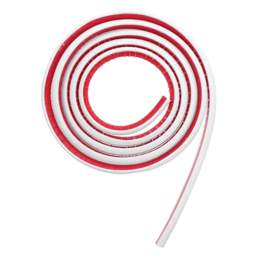 NUOBESTY 自己粘着フレキシブルクォーターラウンドトリム 製 曲面対応 モールディング装飾 壁床段浴槽コーナー用 保護 防塵簡単施工