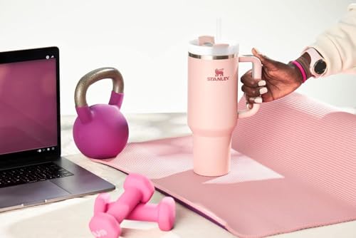 STANLEY Quencher H2.0 Tumbler with Straw 40 oz | Flowstate 3-Position Lid | Cup Holder Compatible for Travel | Insulated Stainless Steel Cup | BPA-Free | Pink Dusk by STANLEY - Image 6