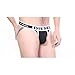 Diesel Men's Jacky Fresh and Bright Cotton Modal Jock Strap, Black, Small