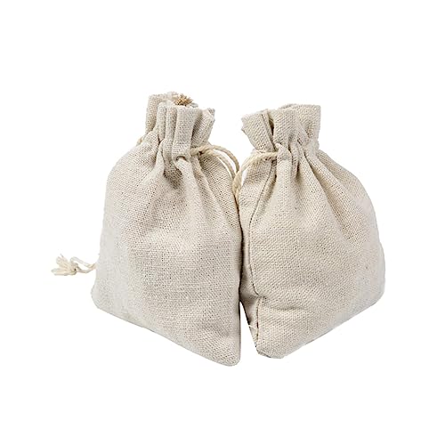 Bolsas de tela con cordón 4 piezas para hierbas miniatura 6
