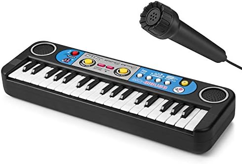 ASTOTSELL Portable Kids Piano Keyboards Toy, 37 Keys Electronic Musical Instrument Piano for Kids Baby Learning Education with MP3 Play, Microphone, Lesson Function