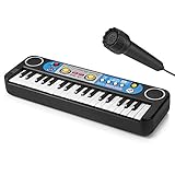 Un regalo: el teclado de piano es un gran juguete como regalo especial para niños, tu hijo, hija, nieto o nieta. Grandes regalos para Navidad, cumpleaños y visitas. Divertido e increíble, a los niños de 3 a 8 años de edad definitivamente les encantará