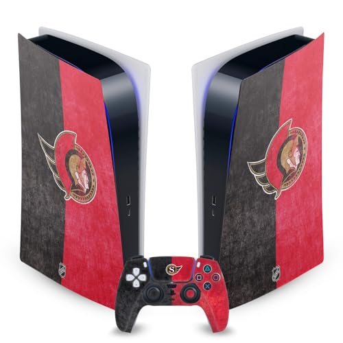 Skin PS5 Digital Ottawa Senators Head Case Designs autocollant vinyle avec housse manette