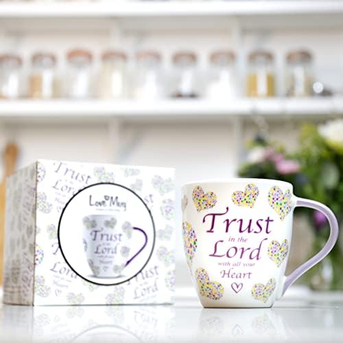 Love Mug: Religious Mug and Christian Gifts for Women, Christian Coffee Mug for Easter Gifts, Catholic Mugs for Women and Religious Gifts for Women