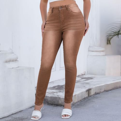 Pantalon chic sexy extensible effet usé style classique 2025 - 7