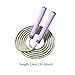 Zxpjkyu Jump Rope Skipping Rope Children Portable Calorie Non Slip Handles Adjustable for Exercise Workout Sports Indoor Outdoor, Purple