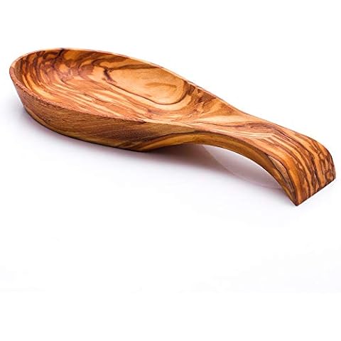Handmade Olive Wood Spoon Rest Cover
