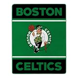 Boston Celtics NBA Officially Licensed 46" x 60" Throw Blanket – Ultra Soft Fleece Blanket with Bold Team Colors for Game Day, Couch, Bed & Travel